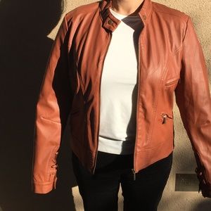 Faux Leather Jacket